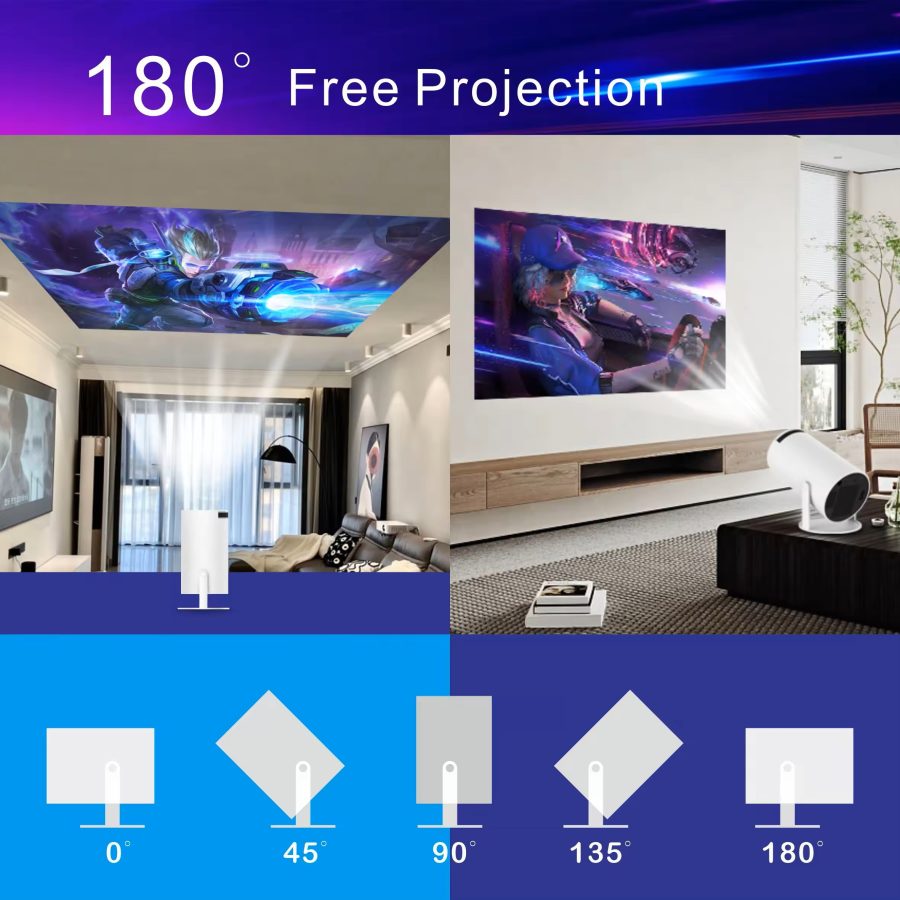 Projector HY300 portable home cinema - Image 8